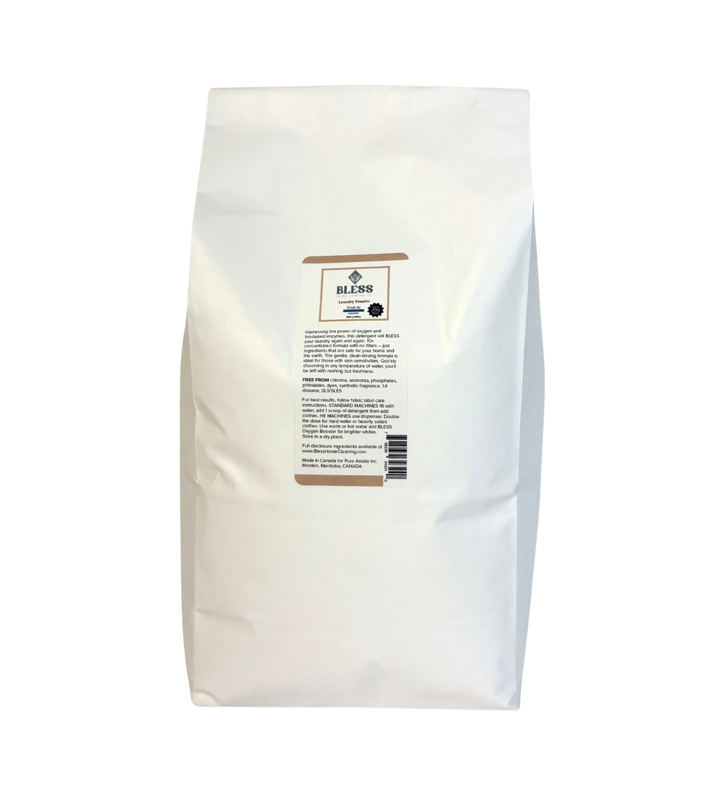 Laundry Detergent Powder - Fresh Air (Unscented)