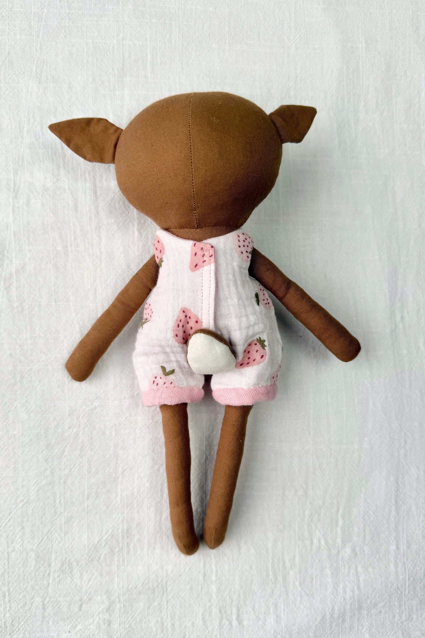 Delia the Deer - Strawberry Shortalls