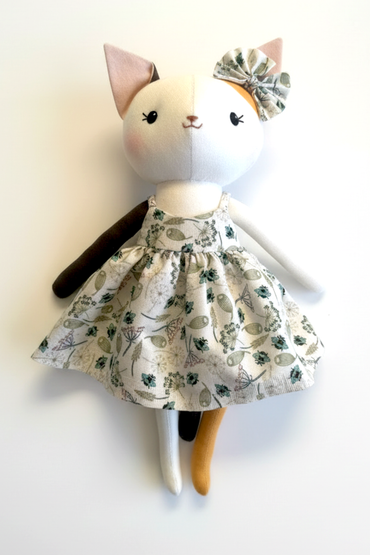 Elsie the Kitten - Botanical Print Dress