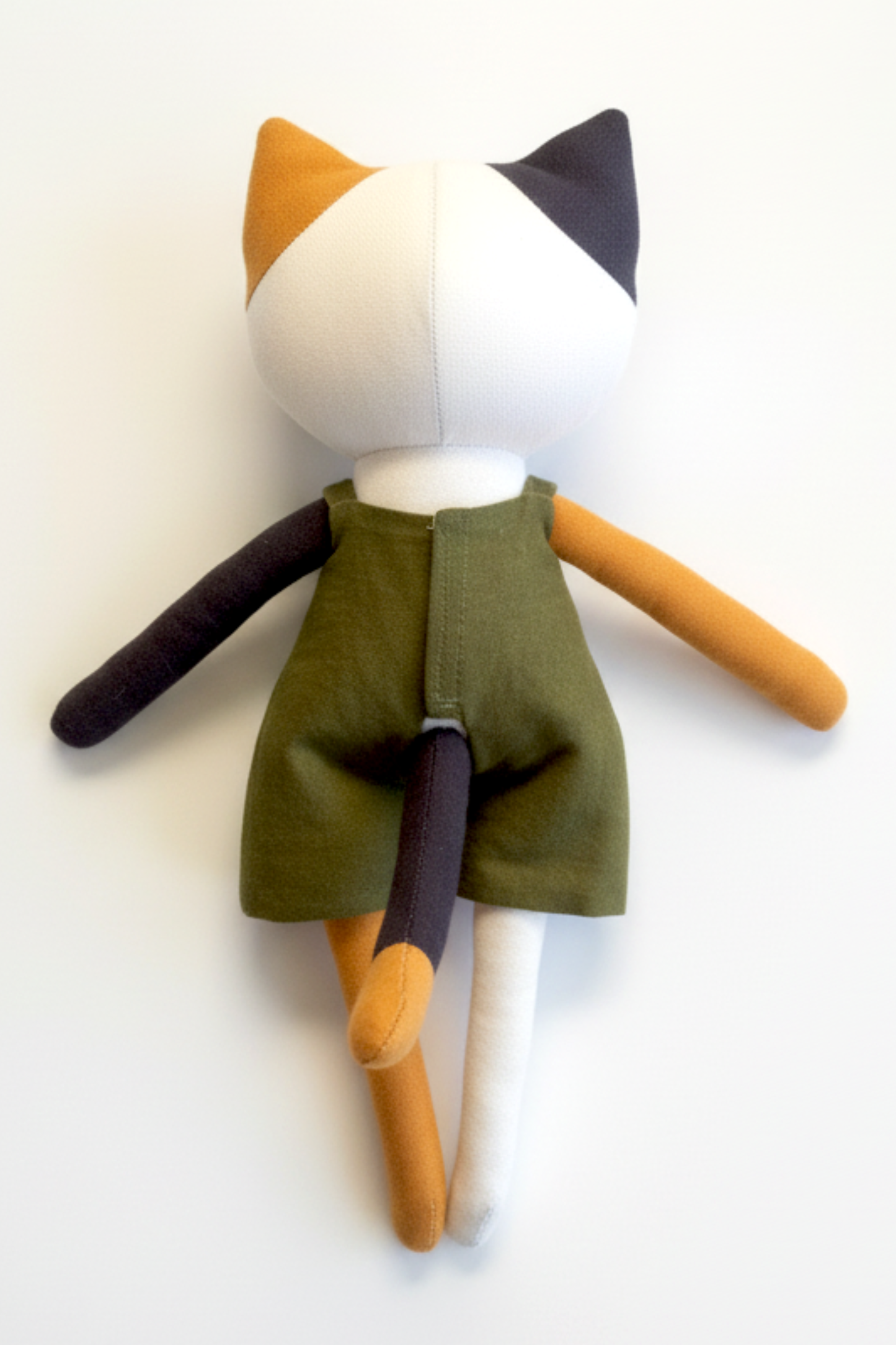 Juniper the Kitten - Olive Shortalls