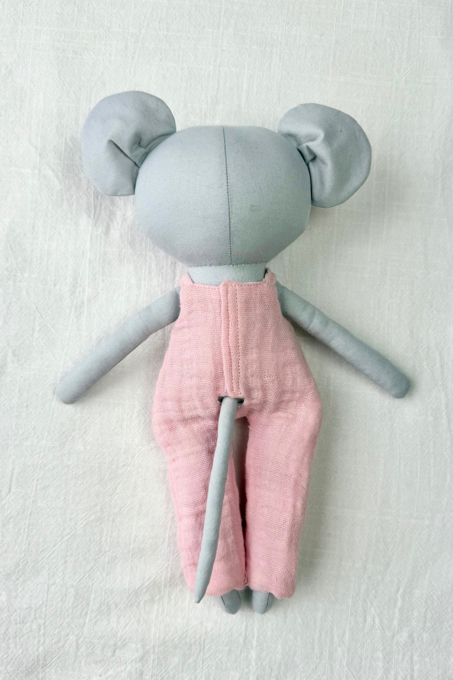 Marigold the Mouse - Pink Overalls