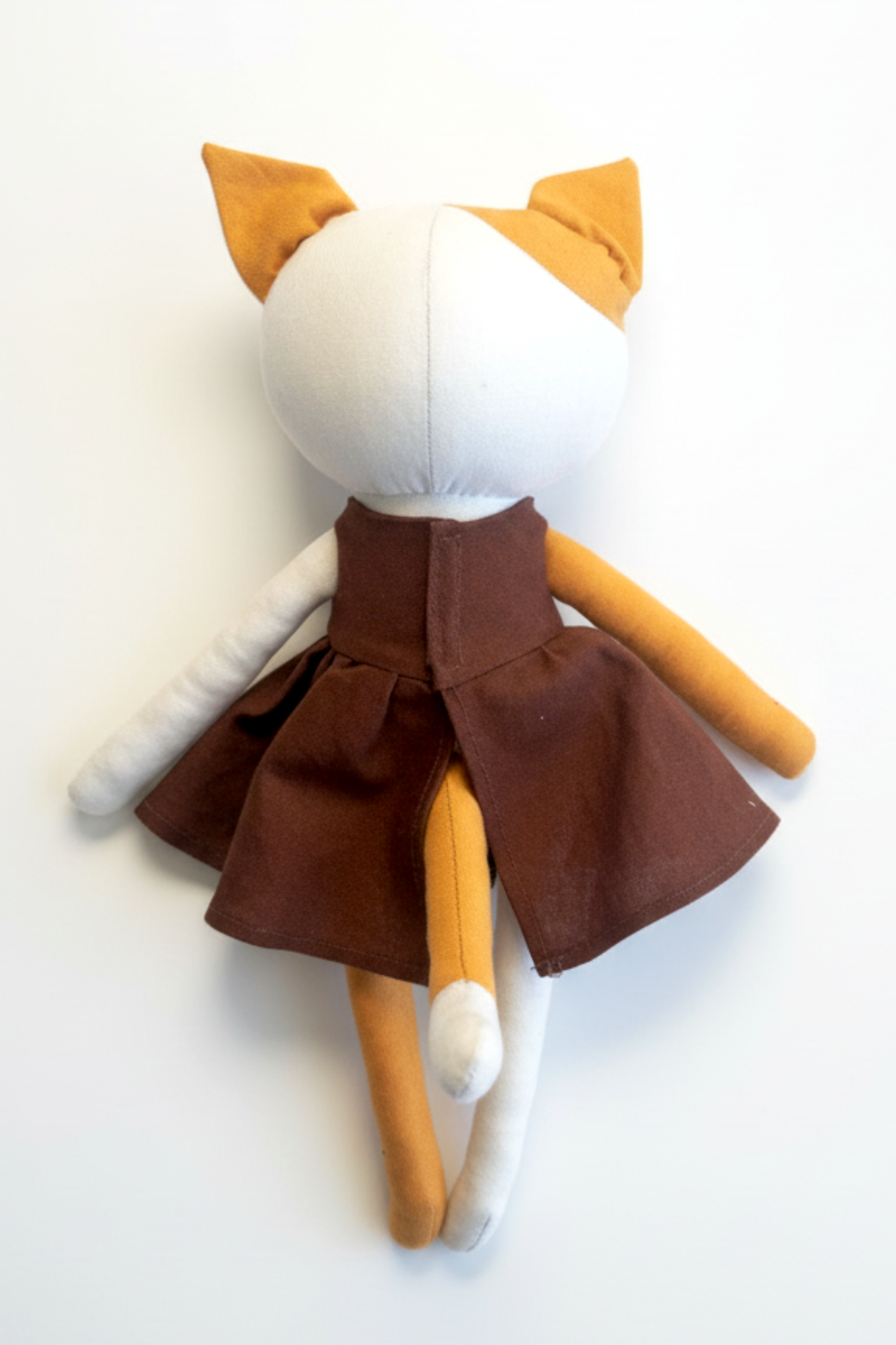 Willow the Kitten - Brown Dress