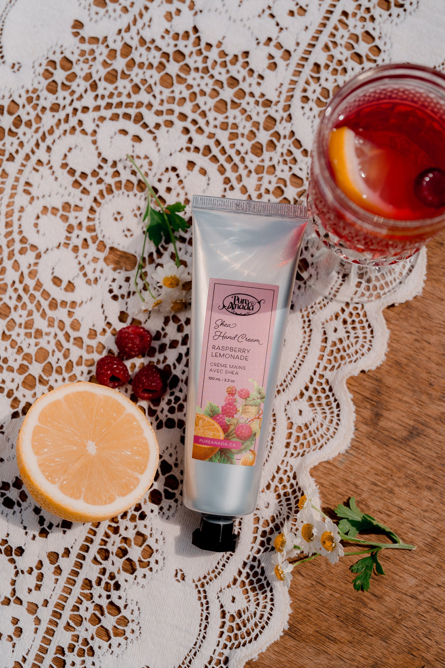Shea Hand Cream - Raspberry Lemonade