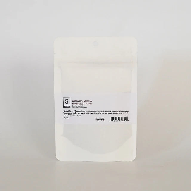 SoulDeo Dry Shampoo - Coconut & Vanilla (for Dark Hair)