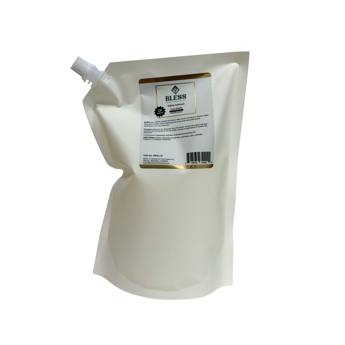 Fabric Softener - Cozy Sheets (Naturally Scented)