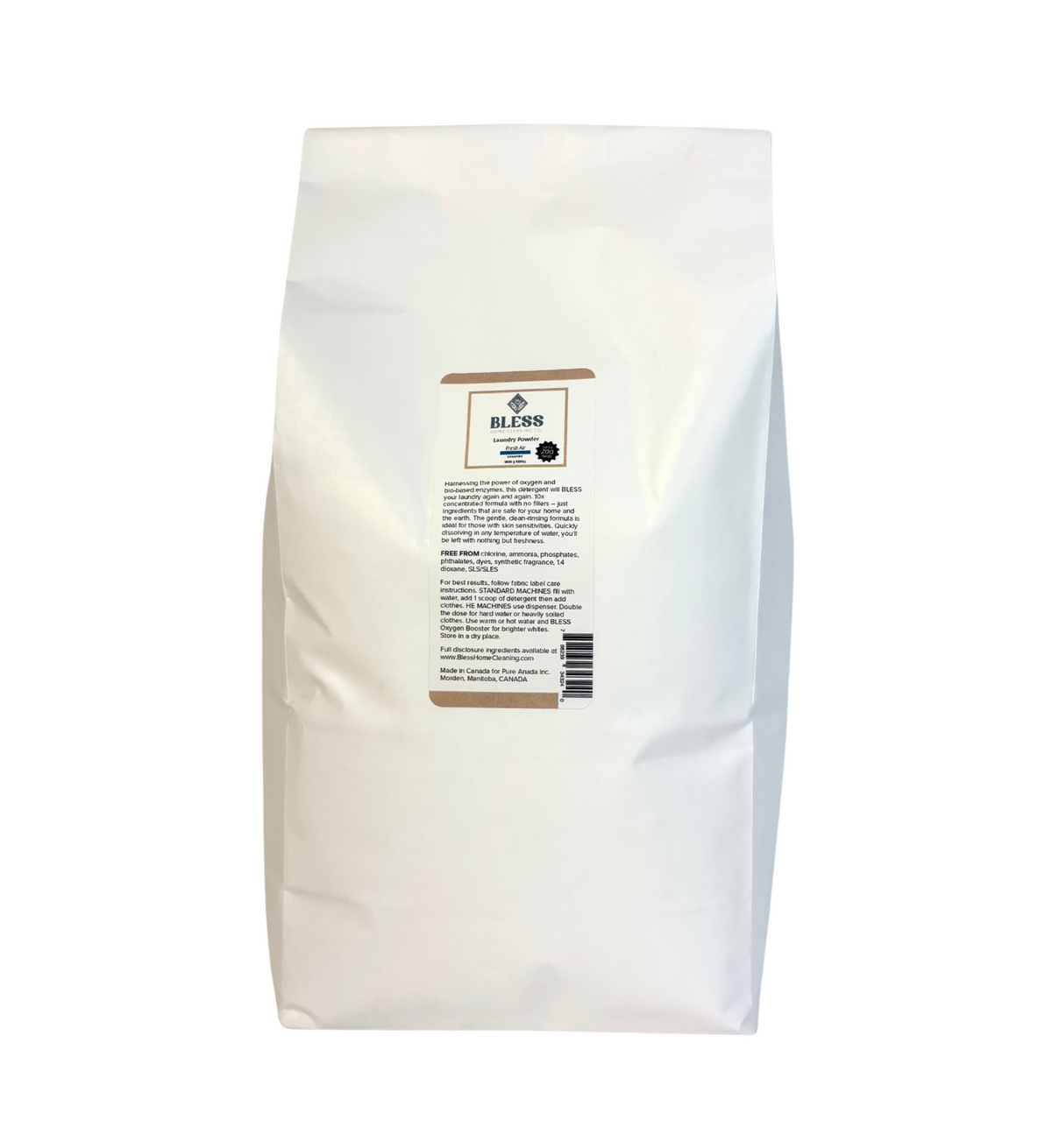 BLESS Laundry Detergent Powder - Fresh Air (unscented) – Pure Anada ...