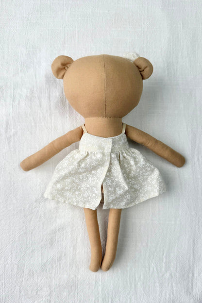 Mabel the Bear - Neutral Sundress