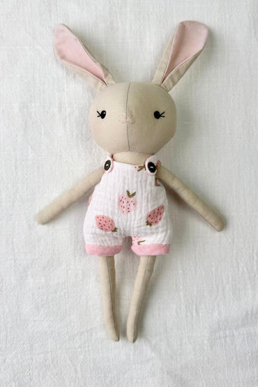 Clover the Bunny - Strawberry Shortalls