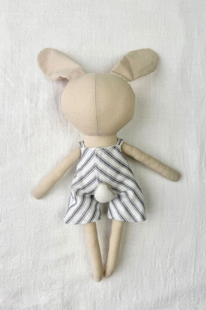 Oliver the Bunny - Striped Shortalls