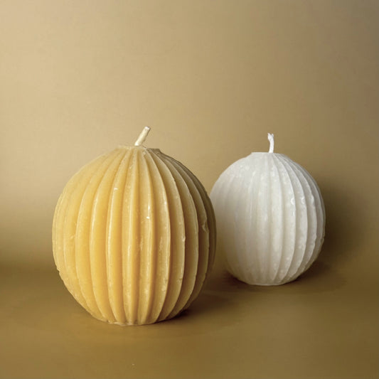 Raven Creek Farm Beeswax Fluted Ball