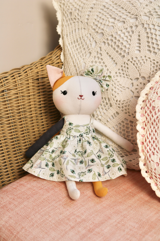 Elsie the Kitten - Botanical Print Dress