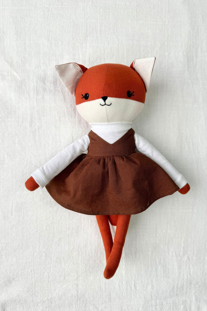 Fern the Fox - Brown Pinafore