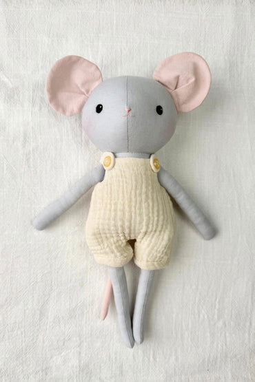 Theo the Mouse - Ivory Shortalls