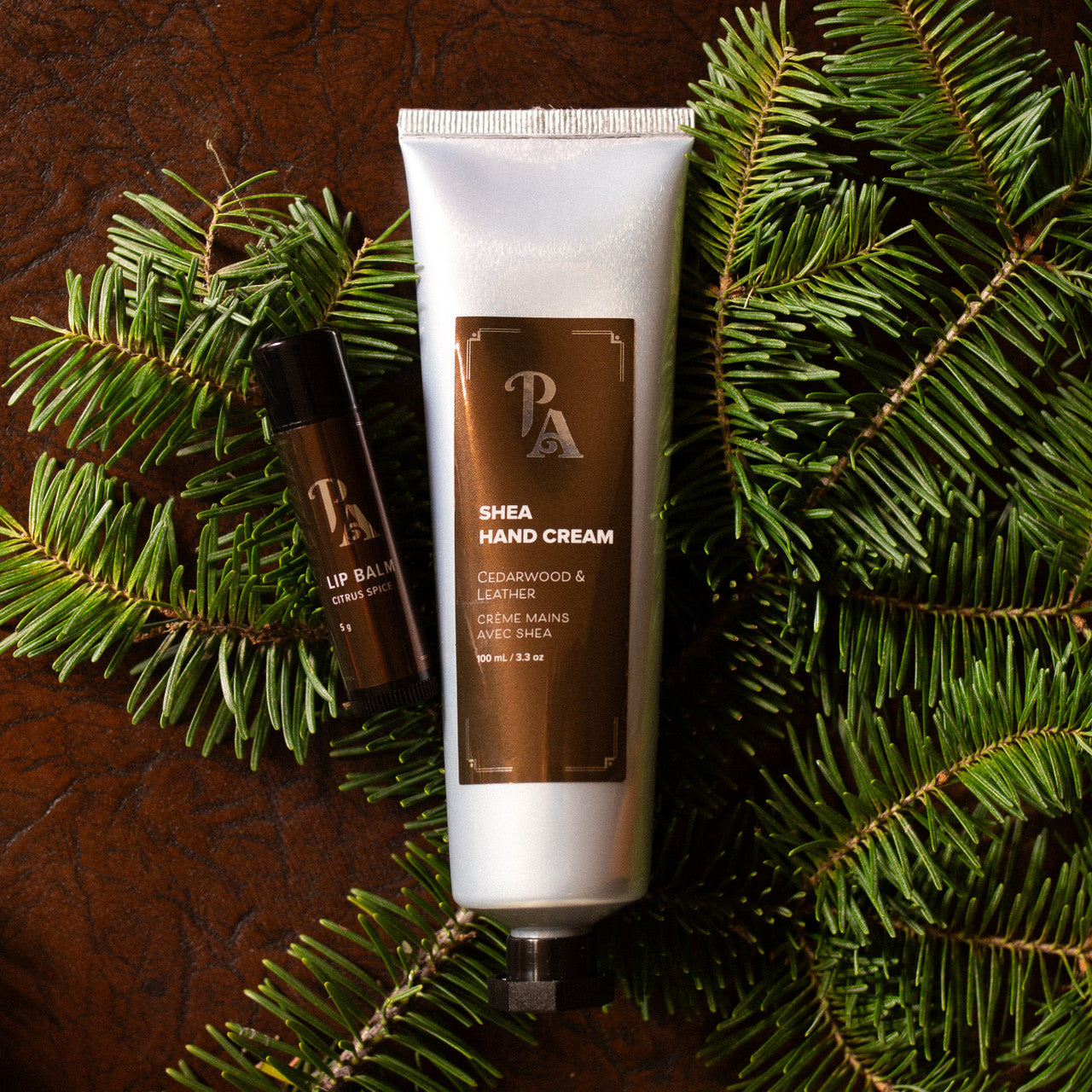 Hold My Hand Gift Set - Cedarwood & Leather